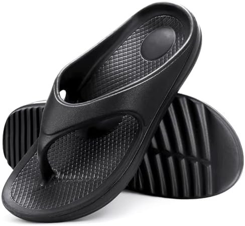 shevalues Orthopedic Sandals for Women Arch Support Recovery Flip Flops Pillow Soft Summer Beach Shoes