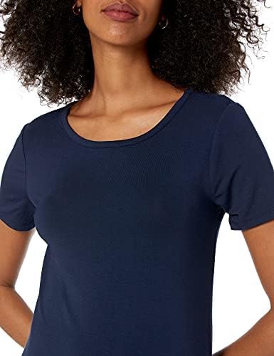 41etjzJzDDL._AC_.jpg Amazon Essentials Women's Jersey Standard-Fit Short-Sleeve Crewneck Side Slit Maxi Dress (Previously Daily Ritual)