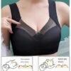 Uranda Everyday Bras for Women, Zenchic No Underwire Seamless Full Coverage Wireless Non-Padded Correcting Bra