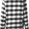 Flannel Plaid Shirt Women Trendy Plus Size Work Cardigan Long Sleeve Loose Buffalo Gingham Jacket Open Front Outfits