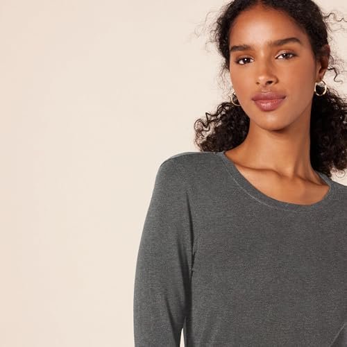Amazon Essentials Women's Regular-Fit Long-Sleeve Crewneck T-Shirt (Available in Plus Size)