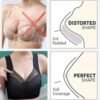 Uranda Everyday Bras for Women, Zenchic No Underwire Seamless Full Coverage Wireless Non-Padded Correcting Bra