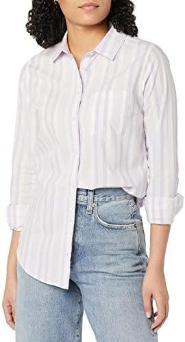 41iwK0JVUKL._AC_.jpg Amazon Essentials Women's Regular-Fit Long-Sleeve Button-Down Poplin Shirt