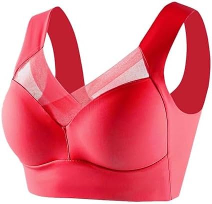 Zen Chic Bra - Seamless Powerful Push Up Wireless Bra Lift Full-Figure Posture Correcting Bra Ice Silk Anti Sagging Bra