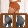Women's Seamless Underwear High Waisted Tummy Control No Show Panties Full Coverage Stretch Briefs 4 Pack