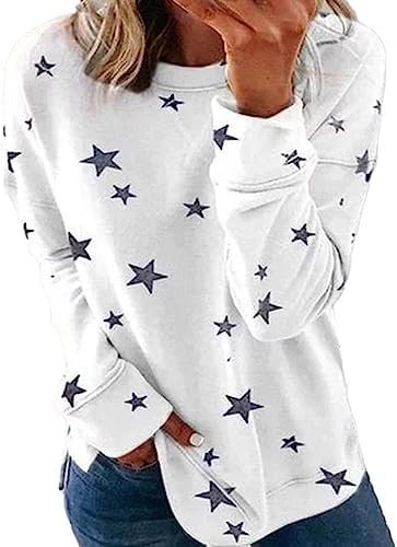 Sweatshirt for Women Oversized Graphic Comfy Long Sleeve Shirts Casual Fashion Spring Crewneck Pullover Tops Clothing