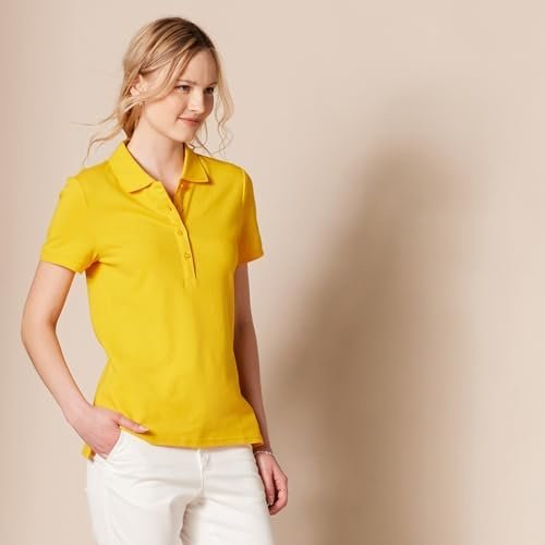 Amazon Essentials Women's Short-Sleeve Polo Shirt (Available in Plus Size)