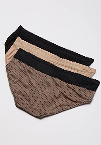 Warner's womens Blissful Benefits No Muffin 3 Pack Hipster Panties