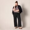 Amazon Essentials Women's Linen Blend Drawstring Relaxed Fit Wide Leg Pant (Available in Plus Size)