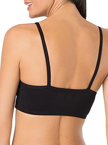 41qyBnL-zaS._AC_.jpg Fruit of the Loom Women's Multi-Pack Spaghetti Strap Cotton Sports Bra