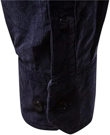 Men Shirts Long Sleeve Dress Collar Shirt Cotton Button Down T Shirt Solid Big and Tall Outdoor Fashion Tee Tops