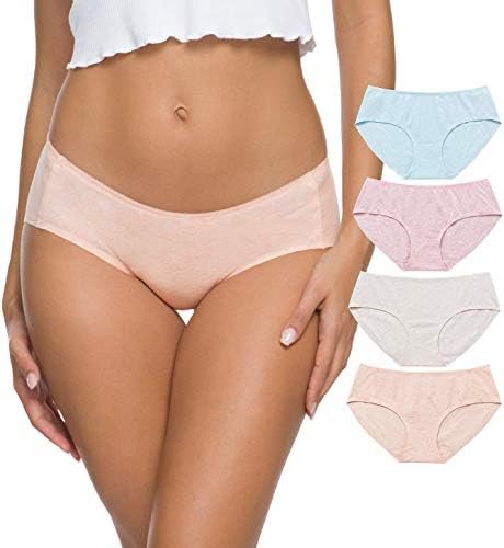 41rk2P5zx-L._AC_.jpg Wealurre Cotton Bikini Women's Breathable Panties Seamless Comfort Underwear