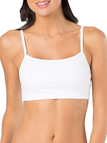 41sLaY4MK8L._AC_.jpg Fruit of the Loom Women's Multi-Pack Spaghetti Strap Cotton Sports Bra