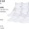 adidas Women's Superlite 3.0 No Show Athletic Socks (6-Pair) Low-Profile Fit with Targeted Padding and Arch Compression