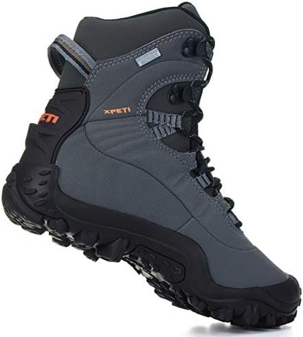 XPETI Men’s Thermator Mid-Rise Lightweight Hiking Insulated Non-Slip Outdoor Boots