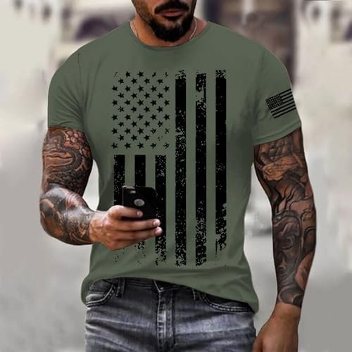 41wBMwqvBWL._AC_.jpg 4th of July Shirt Men USA Patriotic American Flag T-Shirts Independence Day Outfits T Shirts Vintage Graphic Tees