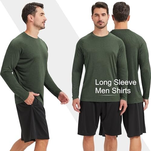 41waxqZPDlL._AC_.jpg 7 Pack Long Sleeve Shirts for Men UPF 50+ UV Sun Protection Quick Dry Moisture Wicking Workout Tee Shirts