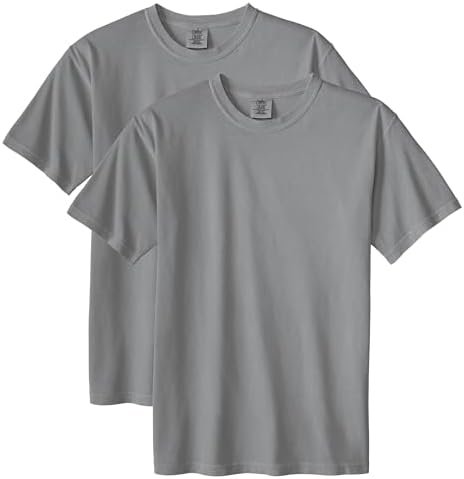 41xyw6XoL._AC_.jpg Comfort Colors Adult Heavyweight Short Sleeve Tee, Style G1717/G1745, Multipack