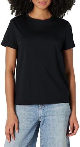 Amazon Essentials Women's Regular Fit 100% Cotton Crewneck Short Sleeve T-Shirt, Multipacks