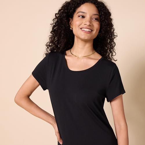 Amazon Essentials Women's Short-Sleeve Maxi Dress, Flowy