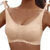 51-pn6t3gEL._AC_.jpg Women No Underwire Comfortable Everyday Bra Full Coverage Push Up Bra Soft Support Sports Bra