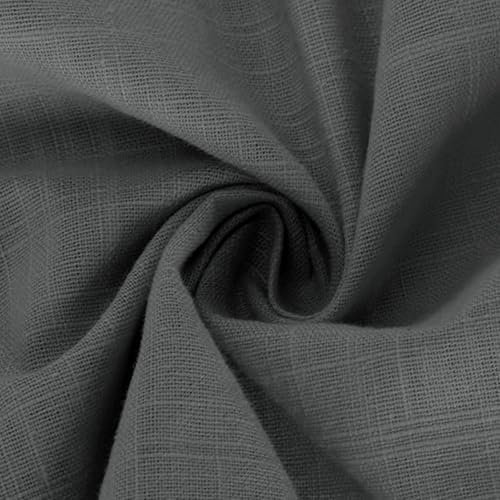 Womens Linen Button Down Shirts Gauze Cotton Shirt Short Sleeve Oversized Boyfriend Solid Tunic Tops Casual Dressy