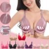 Generic Womens Breathable New Air Bra,Plus Size High Support Ultra-Thin Comfort Padded No Underwire Front Closure Bras