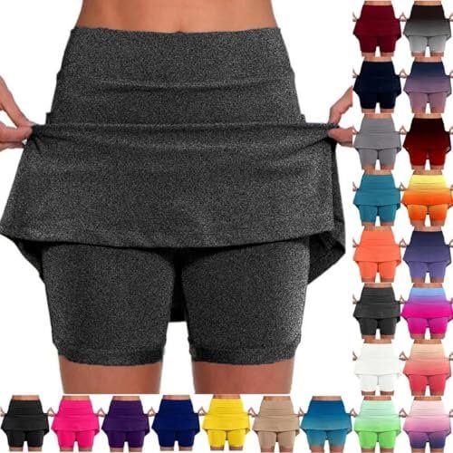 SHAOBGE Women Shorts Elastic Yoga Culottes Solid Color Athletic Pants Lightweight High Waist Skinny Floral Print Joggers 2025