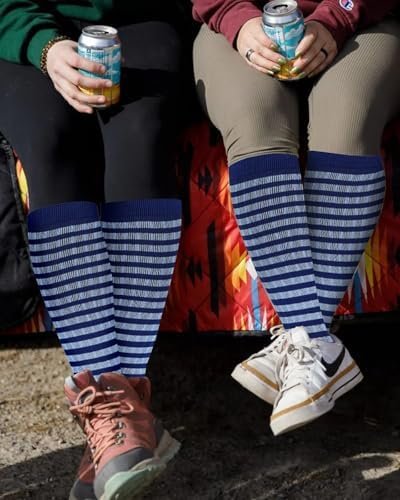 515VDFhZbrL._AC_.jpg 2Packs Compression Socks for Women - 15-20 mmHg Graduated Circulation Support for Nurses, Athletes and Travel