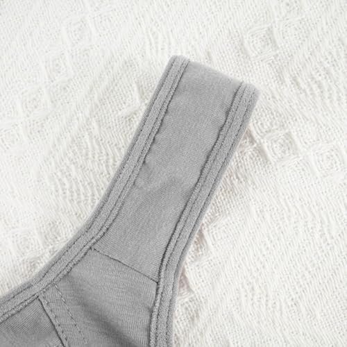 Ellymuse Daisy Bras for Older Women Front Closure Wireless Push Up Bra Everyday Wirefree Comfortable Sleep Bras