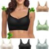 Smoothing Bras Anti-Sagging Wireless Push Up Bra for Women Comfy Bra for Older Women No Underwire Full Coverage Bras