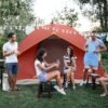 unp Camping Tent 2/3/4/6 Person Dome Tent, Easy to Set Up for Camping, Lightweight Camping Tent, Portable Camping Tent for Outdoor and Backpacking Beaches