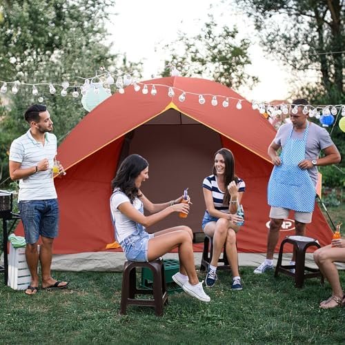 unp Camping Tent 2/3/4/6 Person Dome Tent, Easy to Set Up for Camping, Lightweight Camping Tent, Portable Camping Tent for Outdoor and Backpacking Beaches