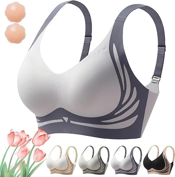 Caralush Lushfitting Powerful Push up Seamless Bra Powerful Anti-Sagging Super Gather Wireless Underwear Bra 2025