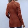 Women's Cardigan Chunky Open Front Button Sweaters with Pockets Loose Slouchy Oversized Fall Outerwear Coat