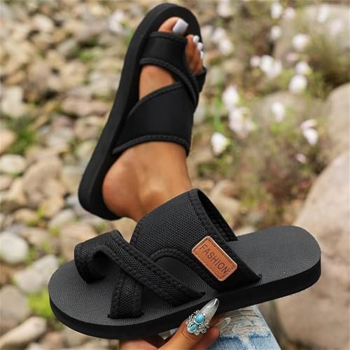 Summer Sandals for Women 2025 Breathable Extra Wide Beach Comfortable Mesh Hollow Mesh Slide Sandls Orthopedic Shoes