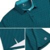 ZITY Mens Golf Shirts Short Sleeve Print Patterns Performance Moisture Wicking Polo Shirt