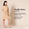 Amazon Essentials Women's Lightweight Waffle Mid-Length Robe (Available in Plus Size)