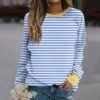 51TT3aMzMRL._AC_.jpg Generic Striped Shirt Women, Casual Crewneck Loose Soft Long Sleeve Sweatshirt Pullover Plus Size Fall Tops Loose Fit Blouses