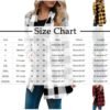 Flannel Plaid Shirt Women Trendy Plus Size Work Cardigan Long Sleeve Loose Buffalo Gingham Jacket Open Front Outfits