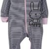 Gerber Baby Girls 4 Pack Sleep 'N Play Footie