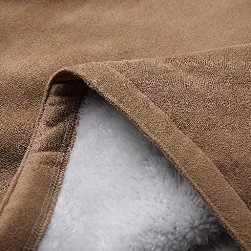 SHAOBGE Womens Plus Size Winter Coats Warm Sherpa Fleece Lined Jackets Hooded Parka Faux Suede Pea Coat Outerwear 2024