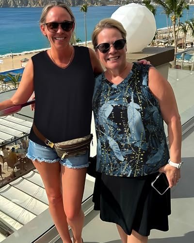 51ZpPOvcleL._AC_.jpg Summer Tops for Women Sleeveless V Neck Tshirt Loose Fit Casual Tank Tunic Blouse