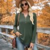 51bMBPstUDL._AC_.jpg Womens Sweaters Fashion Long Sleeve Shirts V Neck Pullover Trendy Casual Loose Fit Sweatshirt