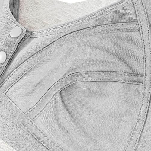 Ellymuse Daisy Bras for Older Women Front Closure Wireless Push Up Bra Everyday Wirefree Comfortable Sleep Bras