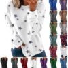 Sweatshirt for Women Oversized Graphic Comfy Long Sleeve Shirts Casual Fashion Spring Crewneck Pullover Tops Clothing