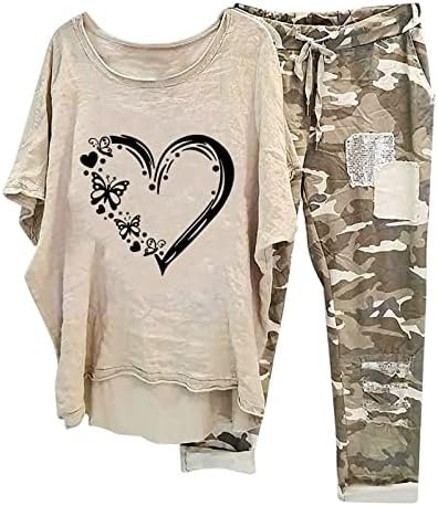 51falrIMaqL._AC_.jpg Womens Plus Size 2 Piece Travel Outfits 2024 Loose Cotton Linen Lounge Sets Summer Casual Jogger Sets Pants Suit