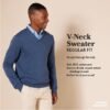 Amazon Essentials Men's V-Neck Pullover Sweater (Available in Big & Tall)