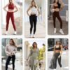 High Waisted Leggings for Women - Tummy Control Yoga Pants for Workout Running Athletic Women's Leggings Plus Size