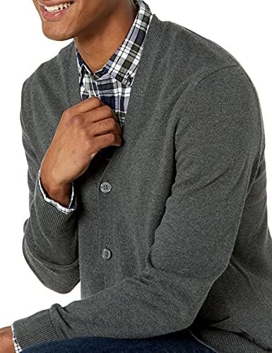 Amazon Essentials Men's Cotton Cardigan Sweater